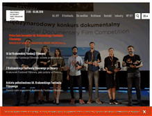 Tablet Screenshot of krakowfilmfestival.pl